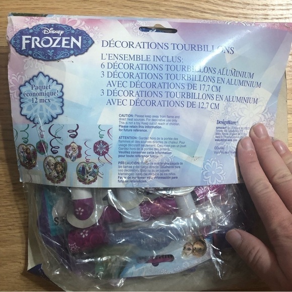 Disney Frozen Swirl Decorations Party NEW Elsa and Anna Birthday - Picture 5 of 5